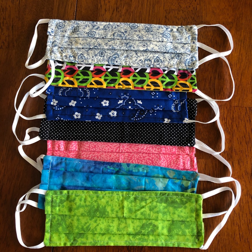 Face masks (QTY 3) ***SOLD****Cotton Double Lined